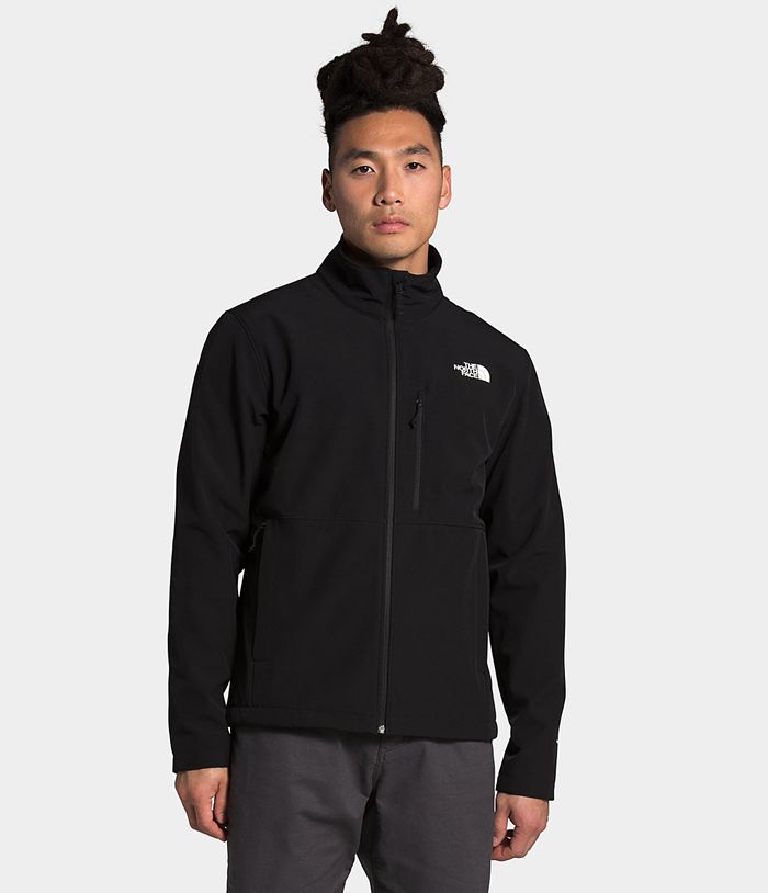 The North Face Softshell Jacket Apex Bionic Black - Mens - Thailand QPUED-1456